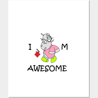 I am awesome Posters and Art